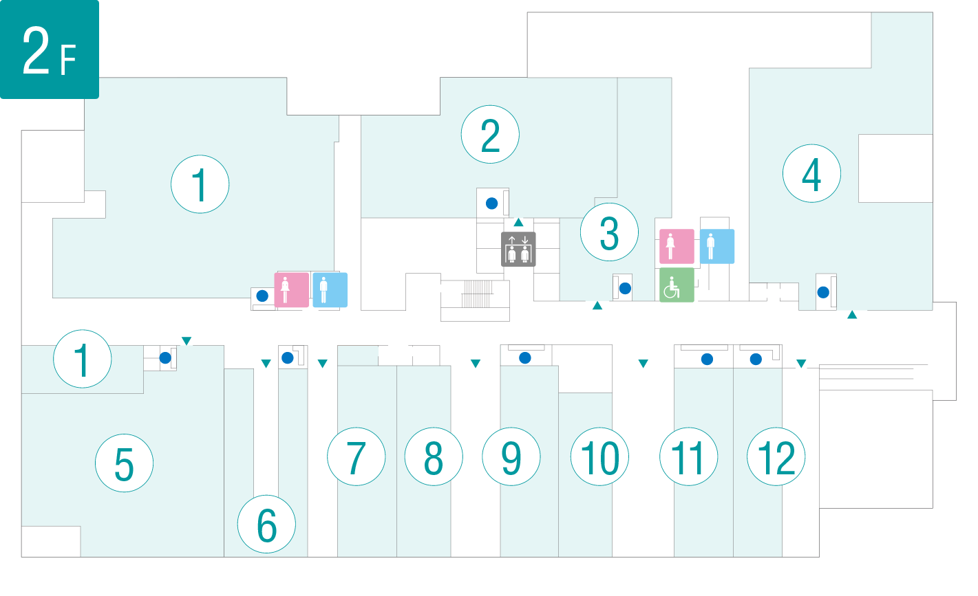 2Fフロア案内