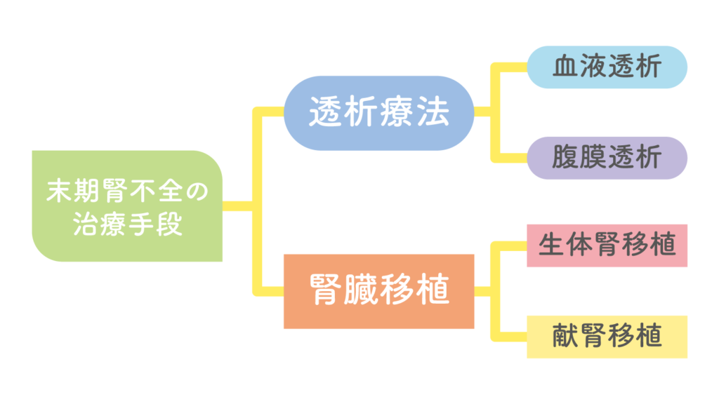 腎臓の働きが大きく低下してしまった場合