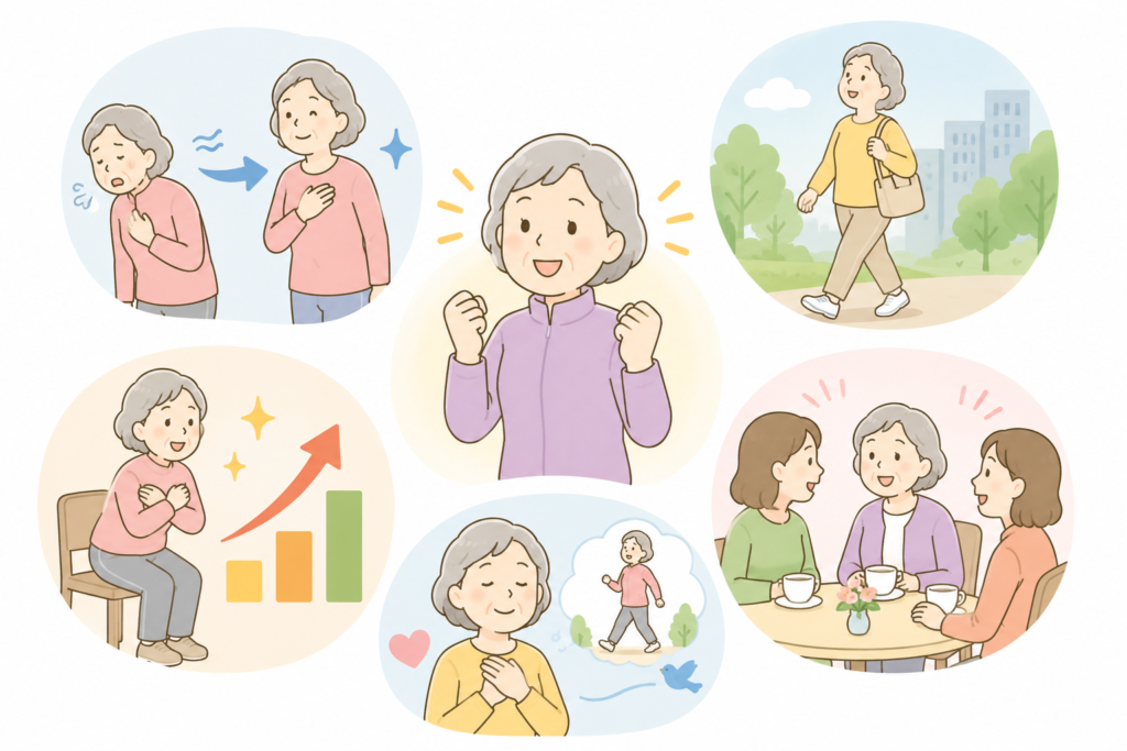 心臓リハビリテーションの効果